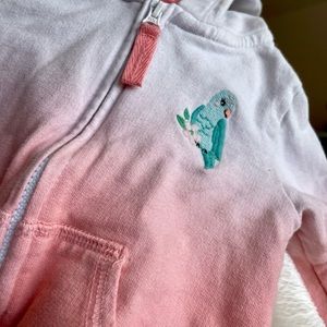 Carters Baby Girl Ombre Hoodie 12M